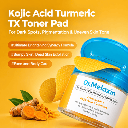 Kojic Acid Turmeric TX Toner Pads